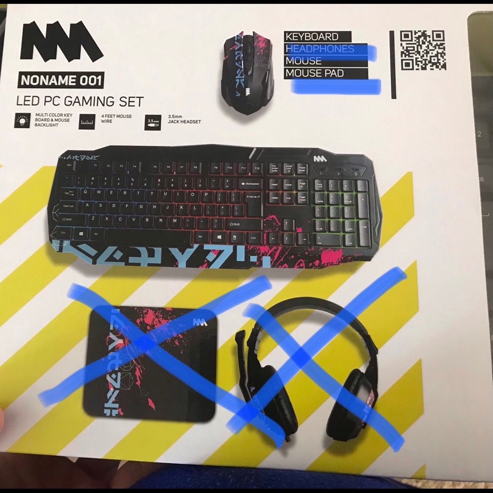 Mouse and keyboard